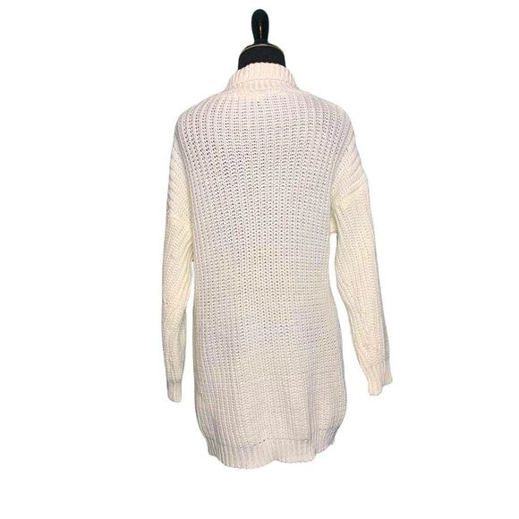 Hidden Alley off white v neck oversize sweater size small - Picture 2 of 6